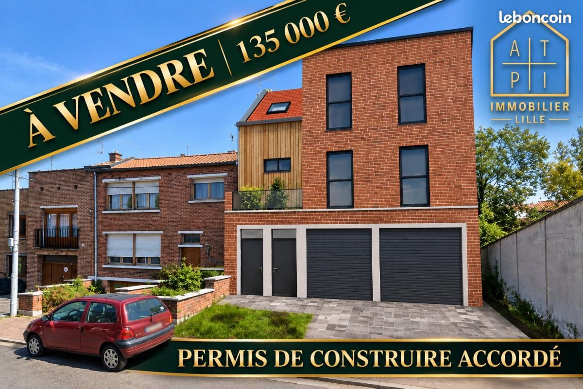 Immeuble 240 m² · à Tourcoing · 240 m² · 135 000 €
