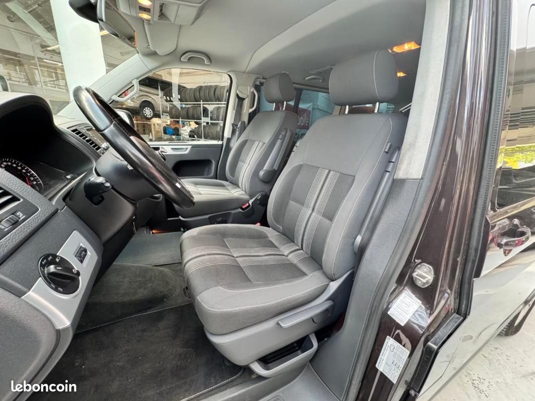 Volkswagen T5 Multivan 2.0 TDI 179 CH BVM - VOLANT EN CUIR 7 Places Bluetooth Régulateur (image 7)