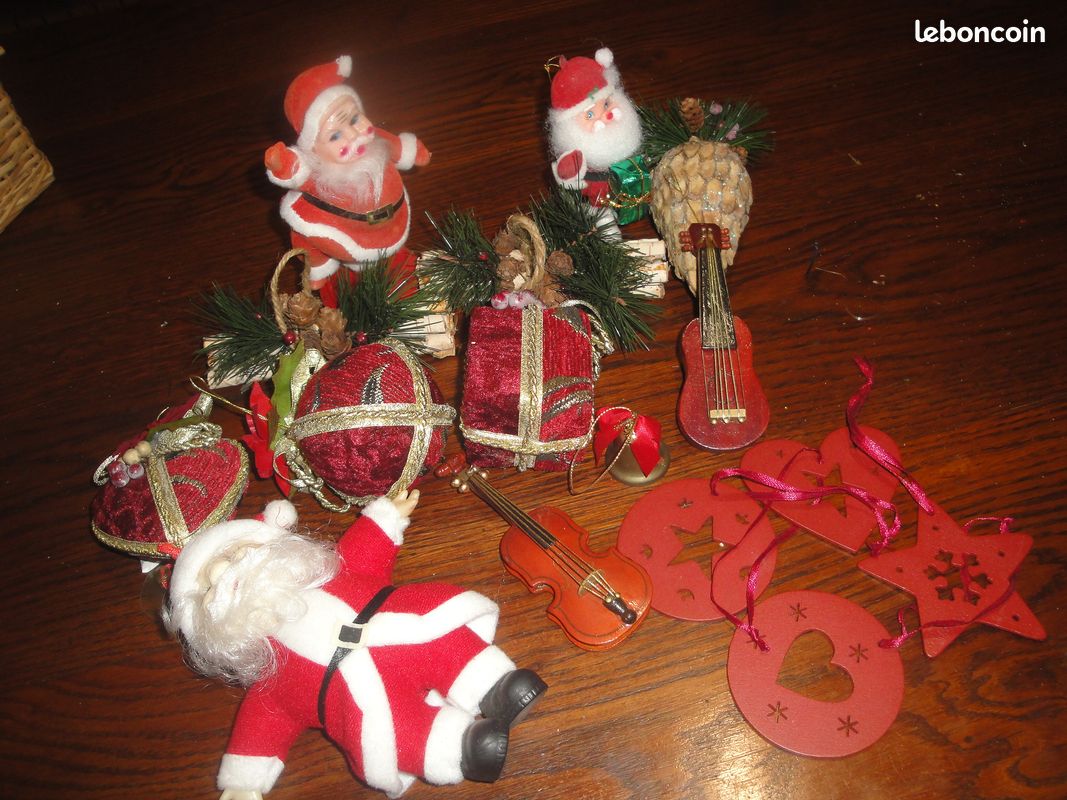Lot Décorations Noël – Ornements Suspendus Anges, Animaux, Mix – Thème Sapin
