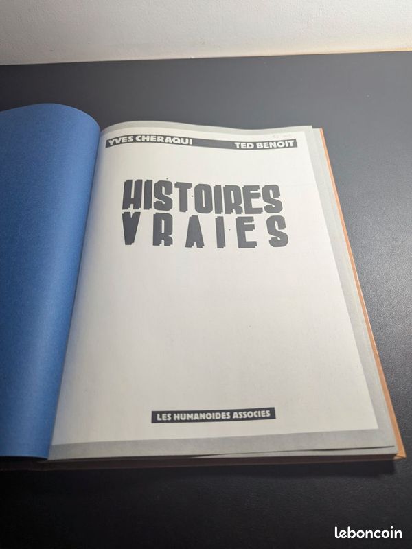 Histoires Vraies - Chaqrui Benoit - Les Humanoïdes Associés - BD collector (image 3)