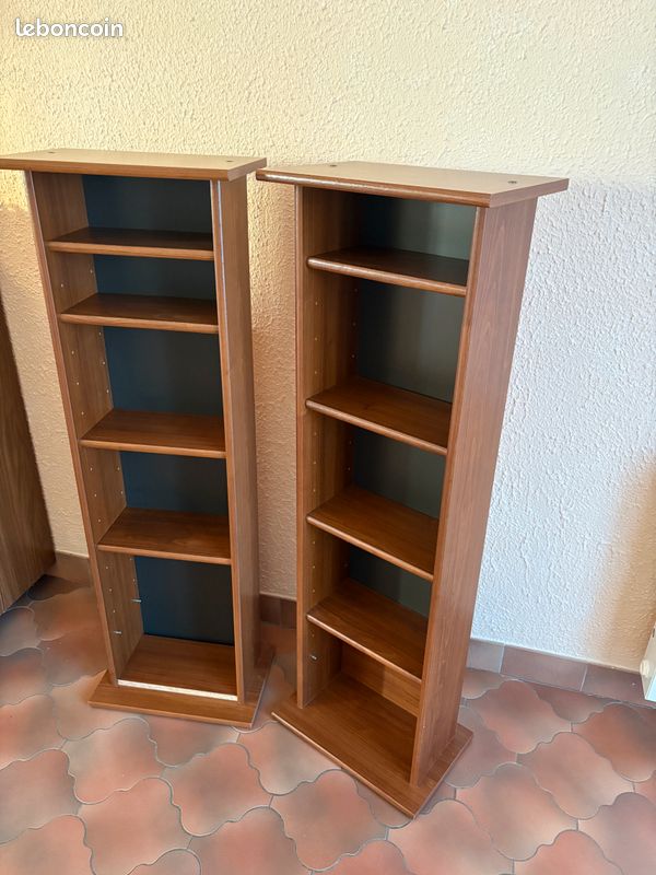 Vends meubles étagère pour livres ou cassettes (image 2)