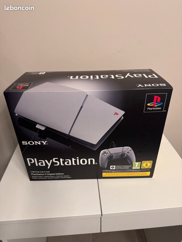 PS5 Slim 30ème anniversaire + Lecteur PS5 + Manette DualSense PS5 30e anniversaire (image 3)