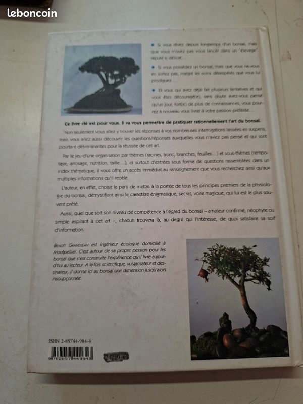 2229K: La Connaissance du Bonsaï Tome 1 Benoît Grandjean Édisud Relié (image 6)