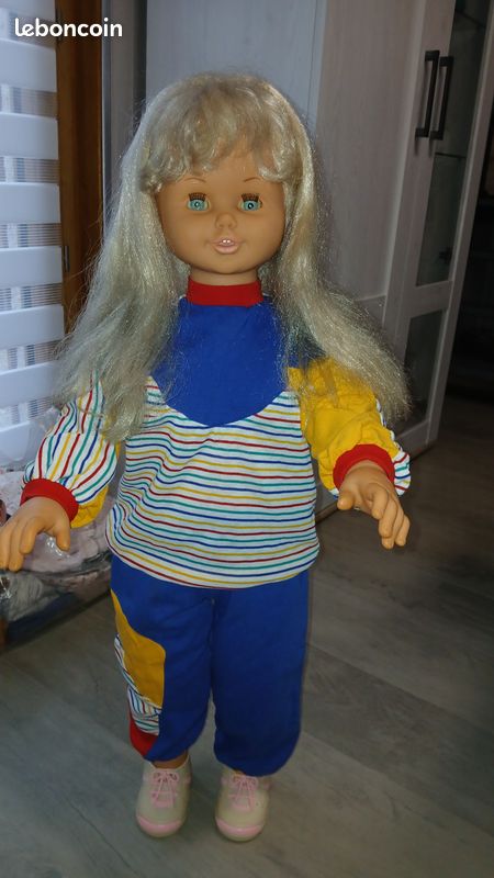 Grande Poupée Jesmar 90 Cm Vintage - Marche, Avec Vêtements D'origine, Espagne