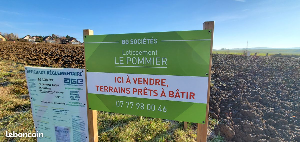 Très beaux terrains à bâtir à Galfingue · 65 780 €
