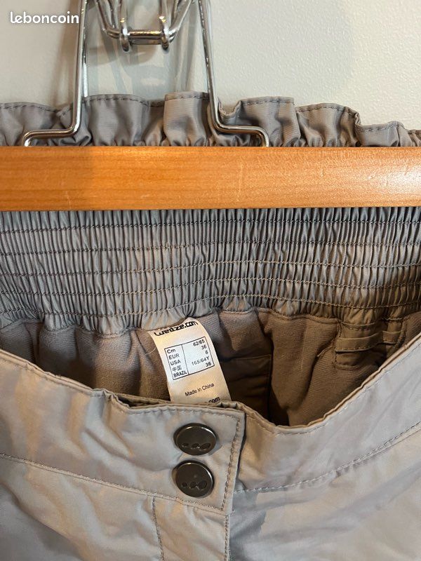 Pantalon de ski gris (image 3)