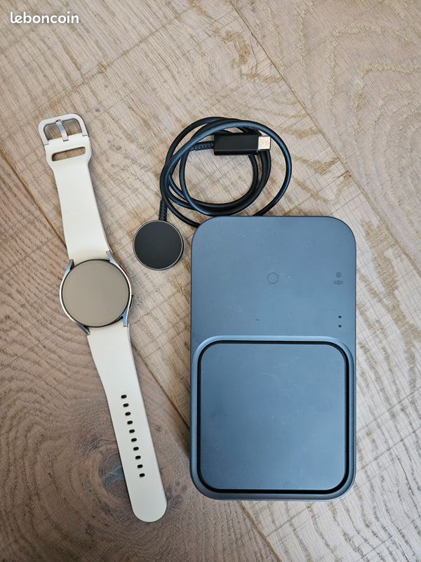 Galaxy Watch6 40mm crème + chargeur sans fil duo (image 4)
