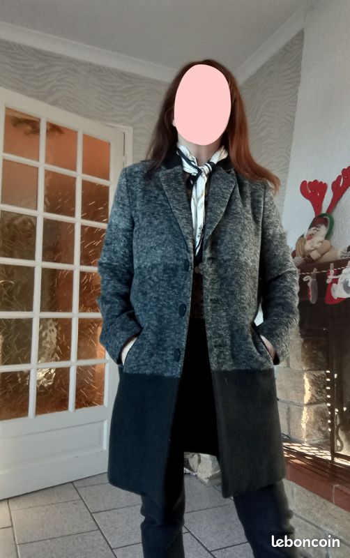 Blazer Manteau GDM - Taille S - Couleur Menthe - Occasion Comme Neuf