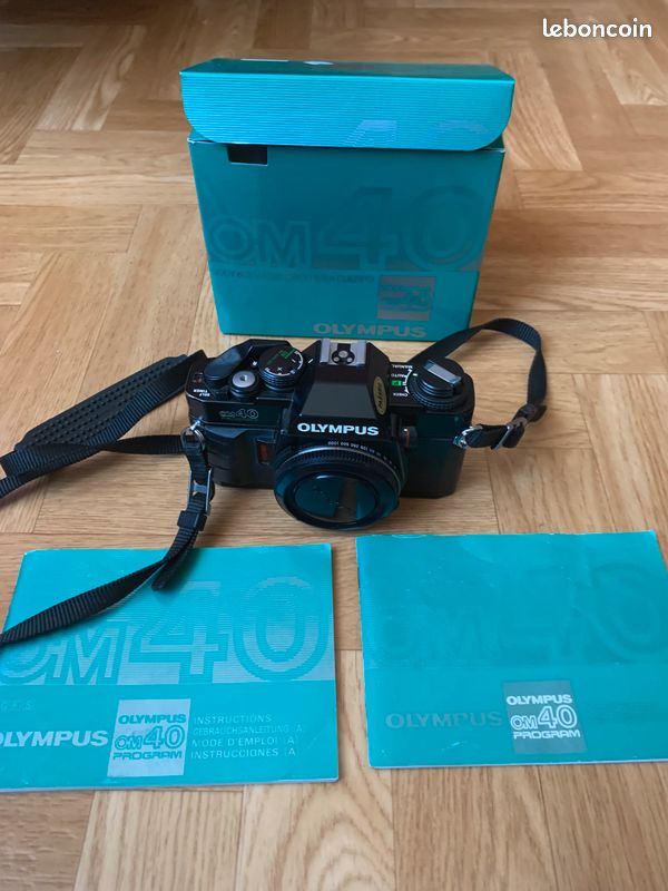 APPAREIL PHOTO REFLEX ancien lot de marque Olympus pièces détachées EUR