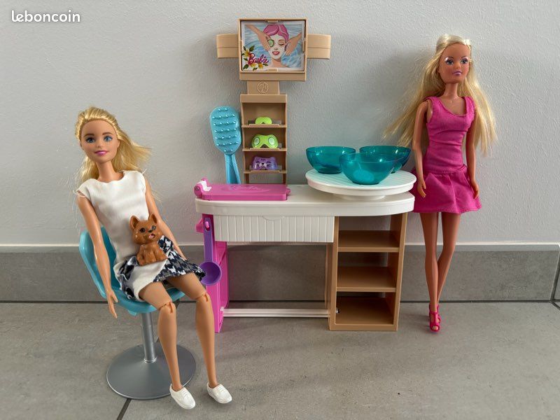 Ensemble Barbie salon d’esthétique (image 1)