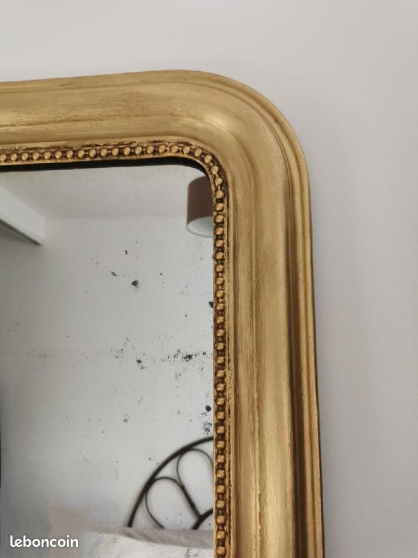 Miroir Louis Philippe 101 x 79 cm ancien (image 7)
