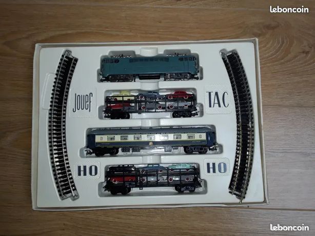Jouef H0 - T.A.C Train Auto Couchettes - Coffret - Ref : 754