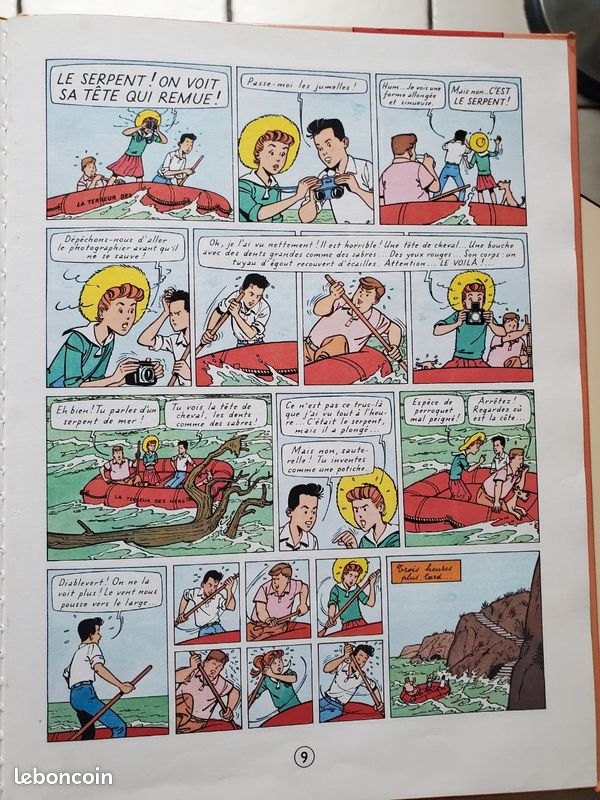 BD les 4 as et le serpent de mer (image 5)