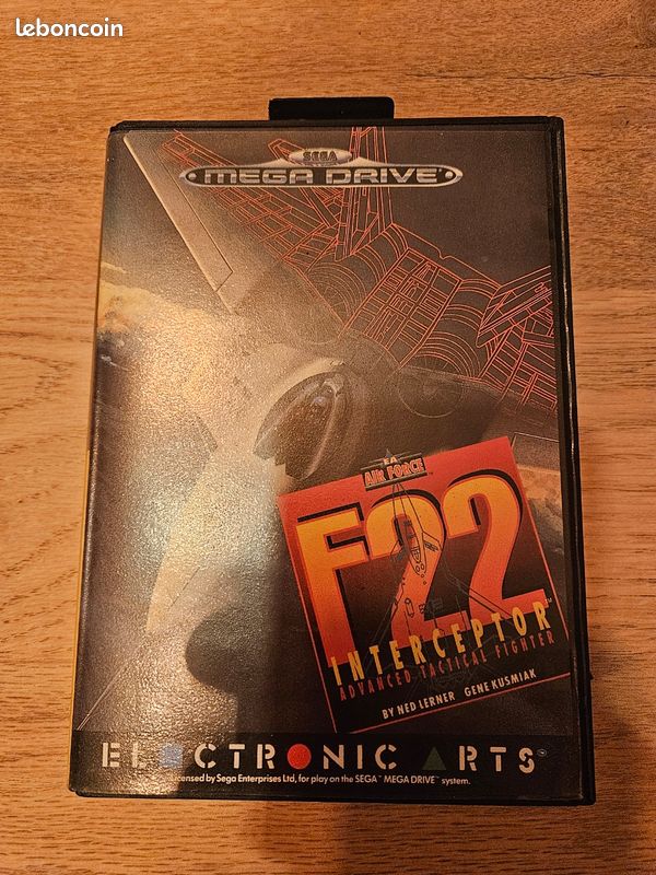 Jeu Vidéo F-22 Interceptor - Sega Megadrive/Genesis - Bon état Avec Boîtier Et Notice