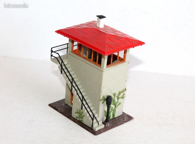 Maquette Poste D'Aiguillages Ancien Faller B126 échelle HO - Parfait Pour Les Passionnés De Modélisme Ferroviaire