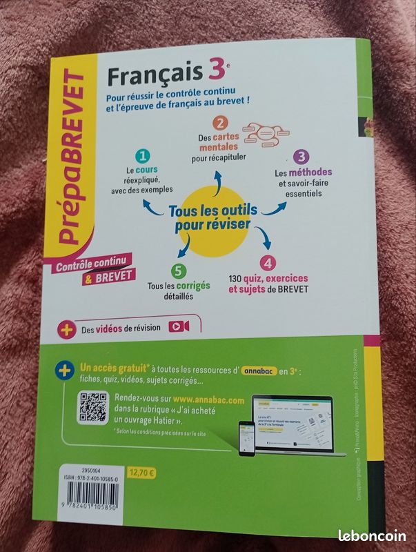 PrépaBrevet Français 3e Hatier (Nouveau Brevet) (image 2)