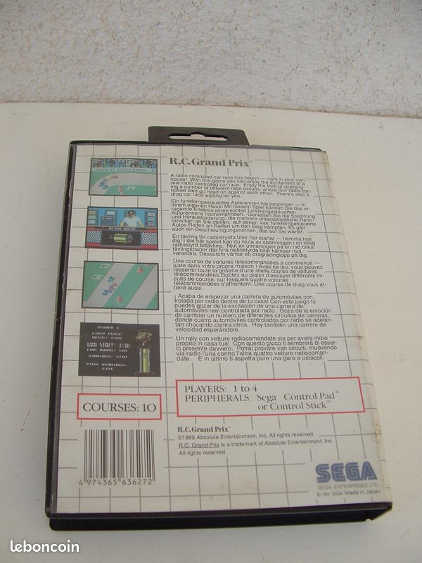 Jeu R.C.Grand prix Sega Master System (image 2)
