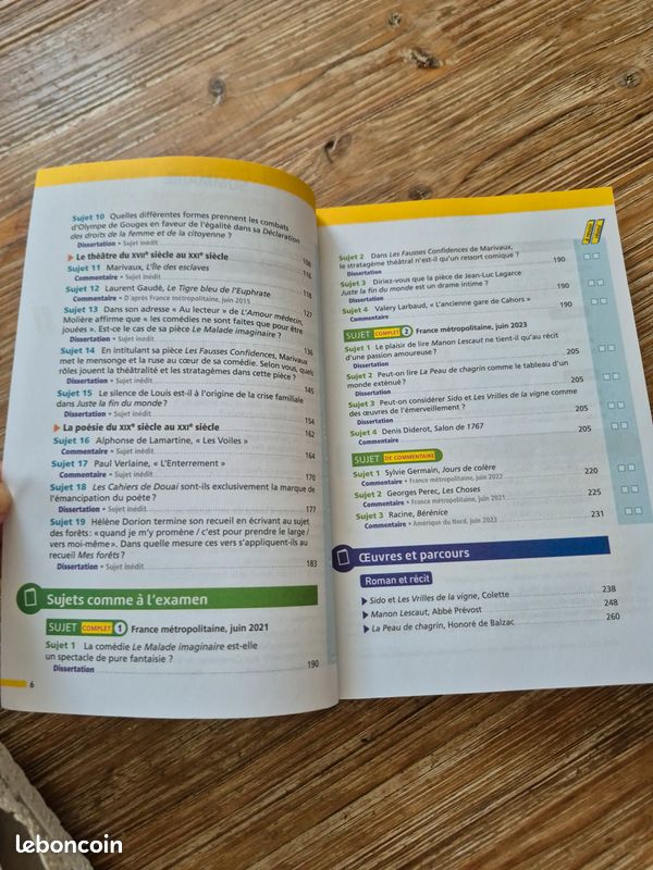 Annales bac de Français 2024 (image 4)