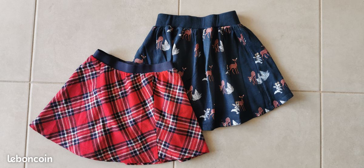 Lot de 2 jupes taille 8 ans (image 1)
