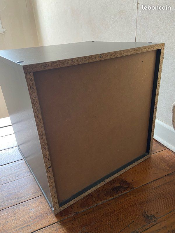Table de chevet gris anthracite H35xl35,2xP33,8 cm (image 7)