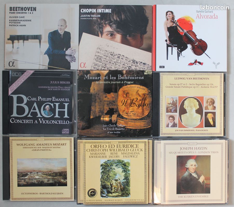 CD / DVD Musiques Anciennes, contemporaines, classique, baroque (image 1)
