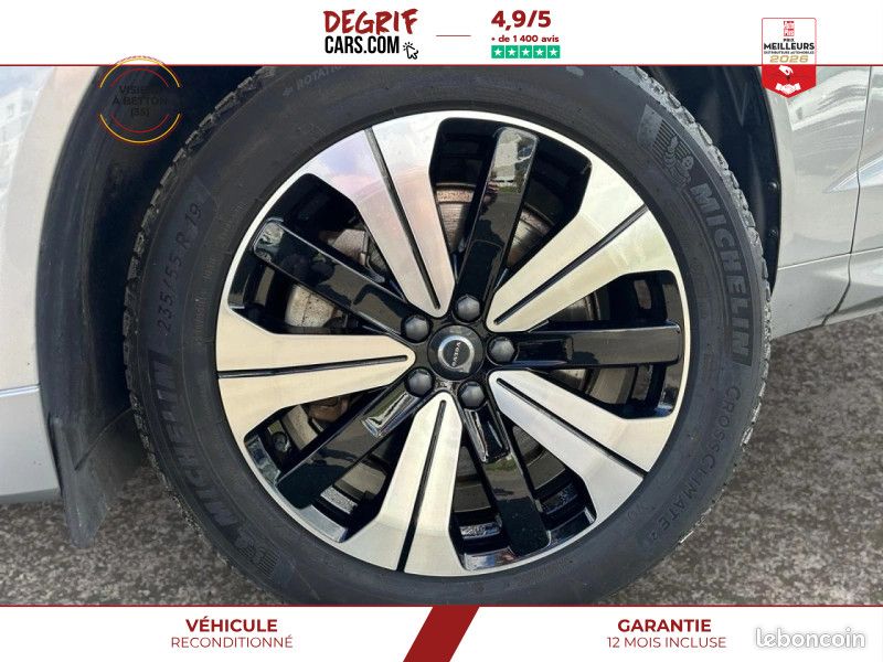 Volvo XC60 T6 AWD Recharge 253+145 Geartronic Plus Style Dark + TOIT OUVRANT + TVA RECUPERABLE (image 9)
