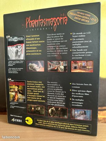 Jeu PC Phantasmagoria : Obsessions Fatales - Big Box Version Française Complète