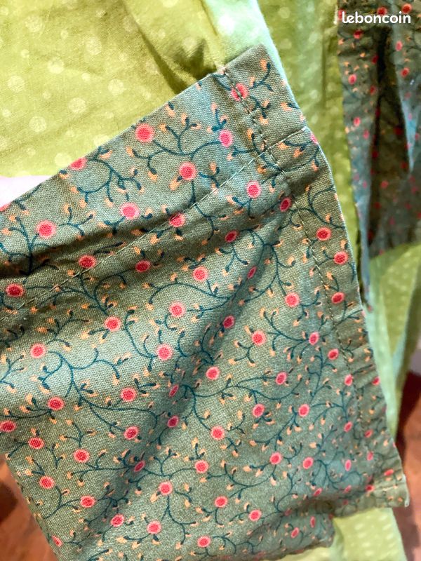 Robe longue verte vintage (image 5)
