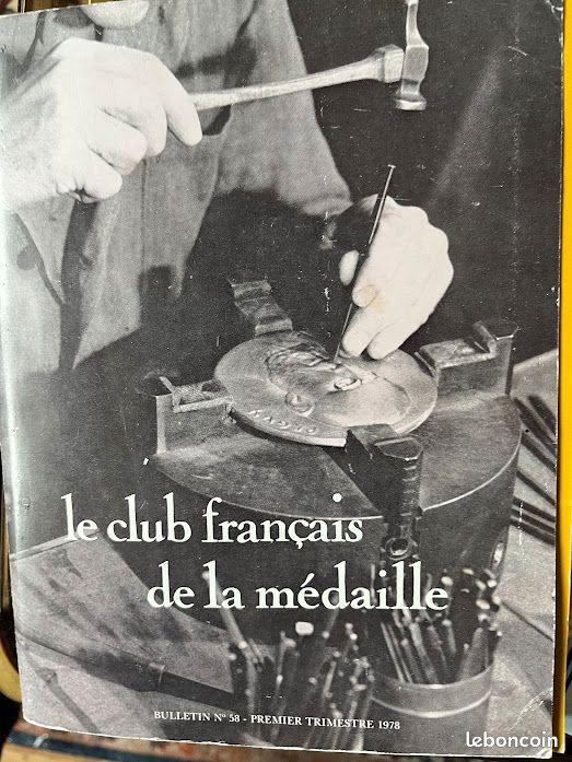 Le Club Français de la médaille-Bulletin n°58 1er Trimestre 1978 (image 1)