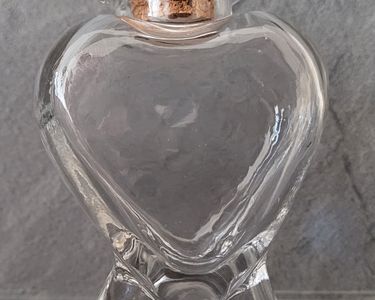 BELLE VOUS Lot De 12 Petits Pots Verre Transparent 150 Ml En Forme De Cœur - Idéal Mariage Et Décoration