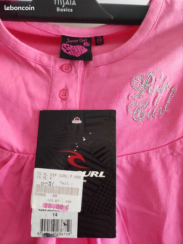 T shirt ripcurl 14 ans (image 2)