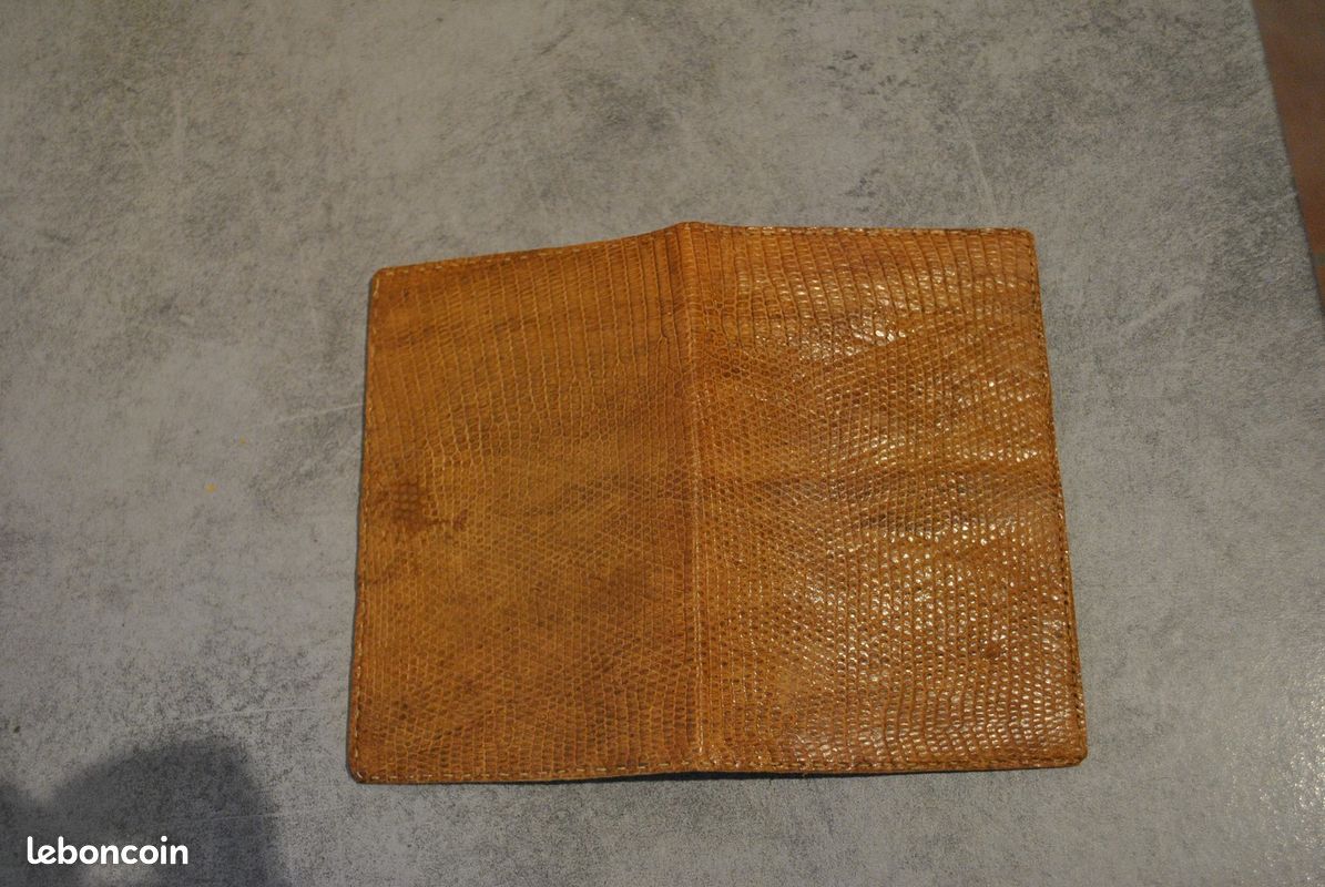 Porte feuille den cuir reptile (image 5)