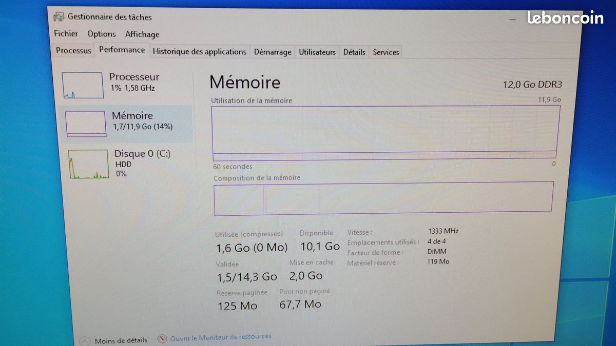 PC Mid-Tour DELL Optiplex i5-2400 RAM DDR3 12Go (image 6)