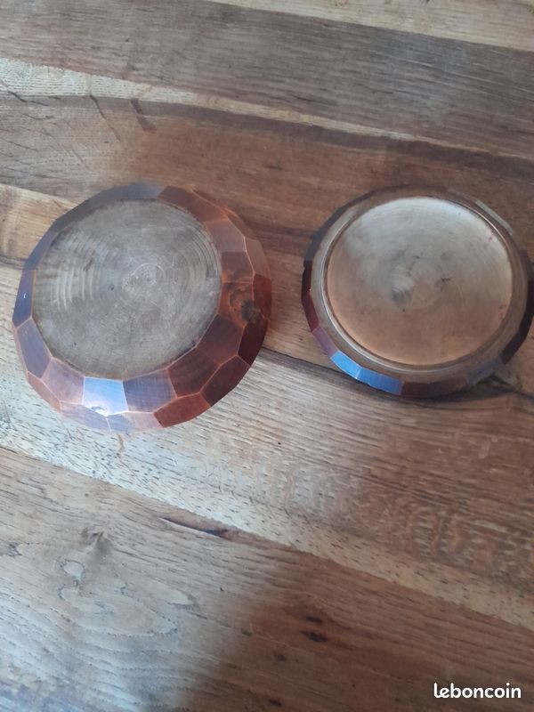 Coffret à bijoux en bois et cuir (image 4)