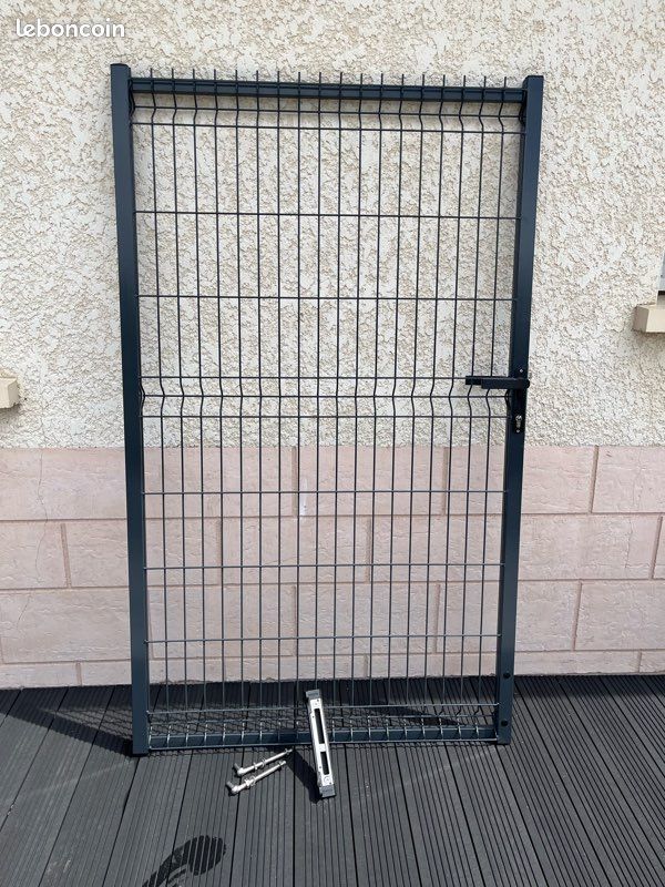 Portillon Locinox 100x175 gris anthracite état neuf (image 1)
