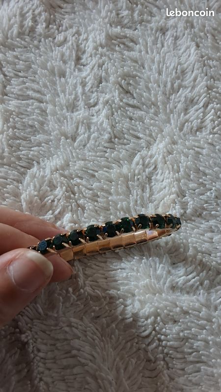 Bracelet élastique vert (image 3)