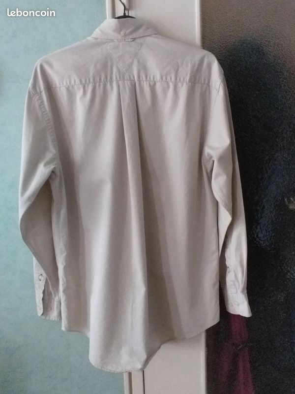Chemise Tommy Hilfiger neuve taille S beige (image 5)