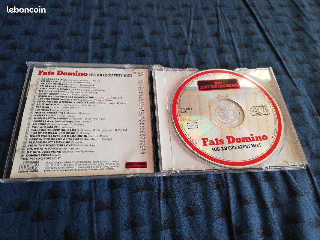 CD Fats Domino 28 titres "Greatest Hits" (image 3)