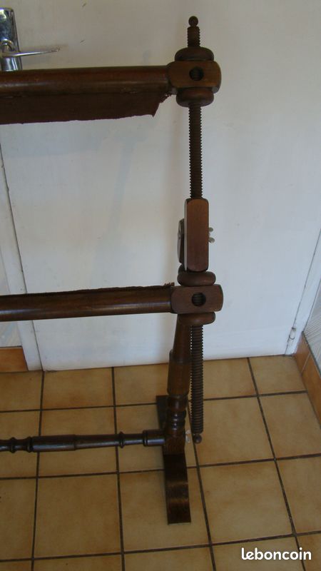 Métier à tapisserie en bois vintage (image 5)