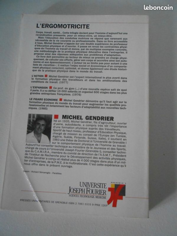 L'ergomotricité, Corps travail et santé (image 2)