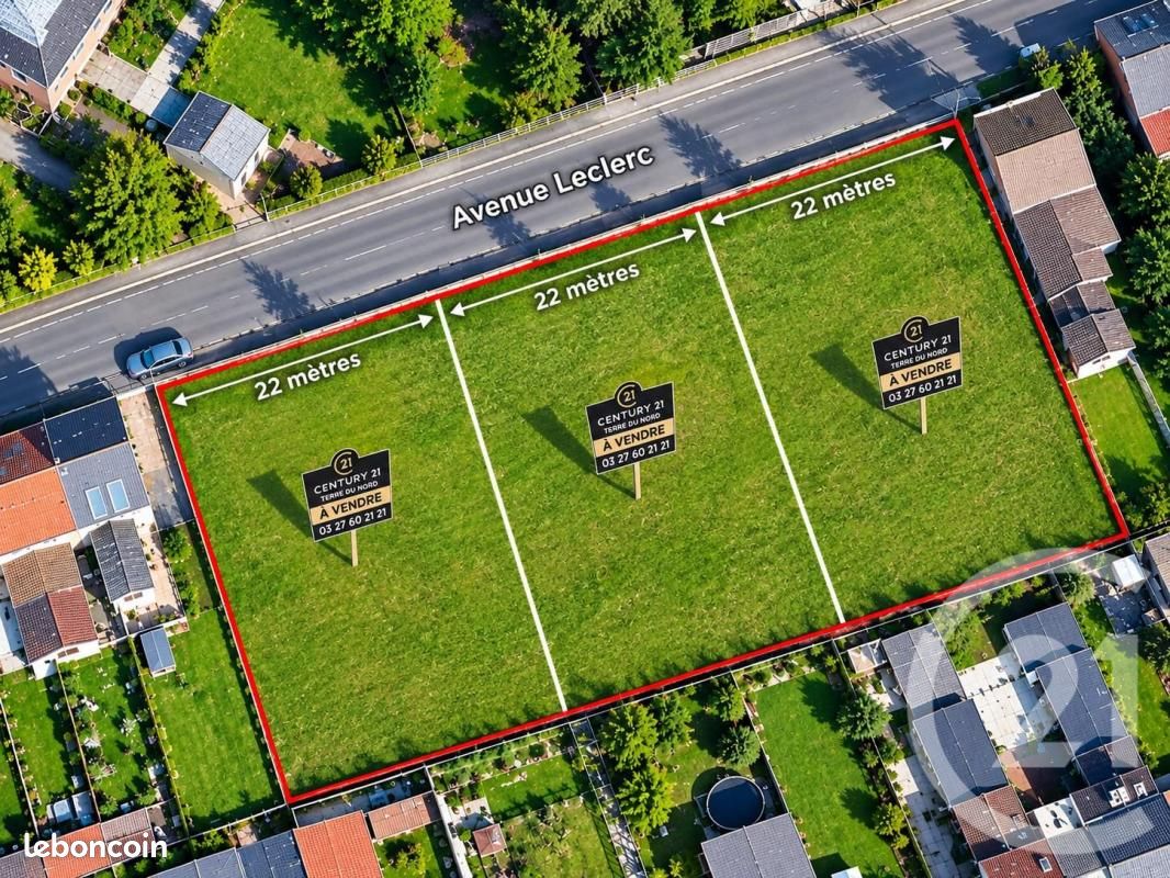 Terrain 3 000 m² Hautmont · 87 200 €