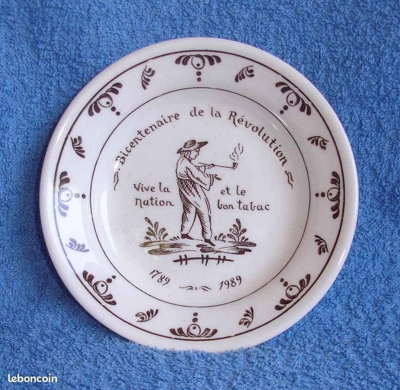 50 Ancienne Assiette Décorative Bicentenaire Révolution St Amand D 24 Cm Imgx500 3245