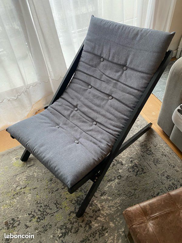Chaise longue pliante de salon (image 1)