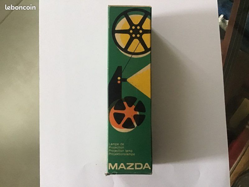 Lampe de projecteur vintage Mazda : éclairage rétro d