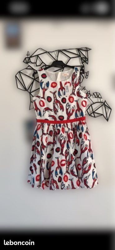 Mini robe CATIMINI Marine taille 2 ans - jusqu'à 86cm FR en Coton