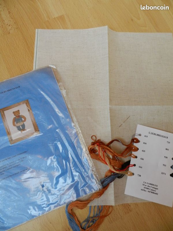 Kit broderies DMC ours (image 6)