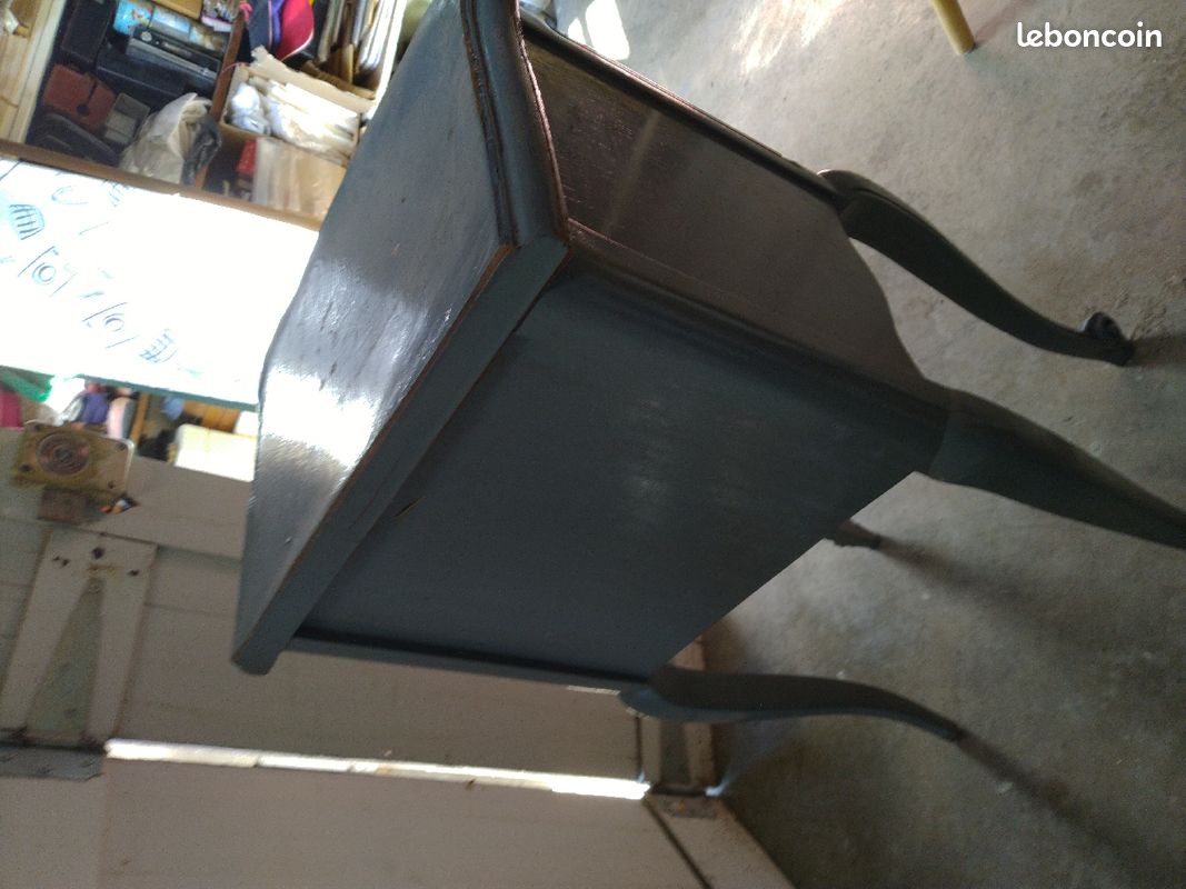 Table de chevet vintage bois (image 2)