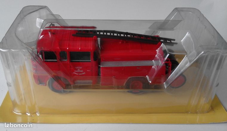 Old Cars Fiat Campagnolo Pompieri - Voiture De Pompier 1/43 En Métal, Italie
