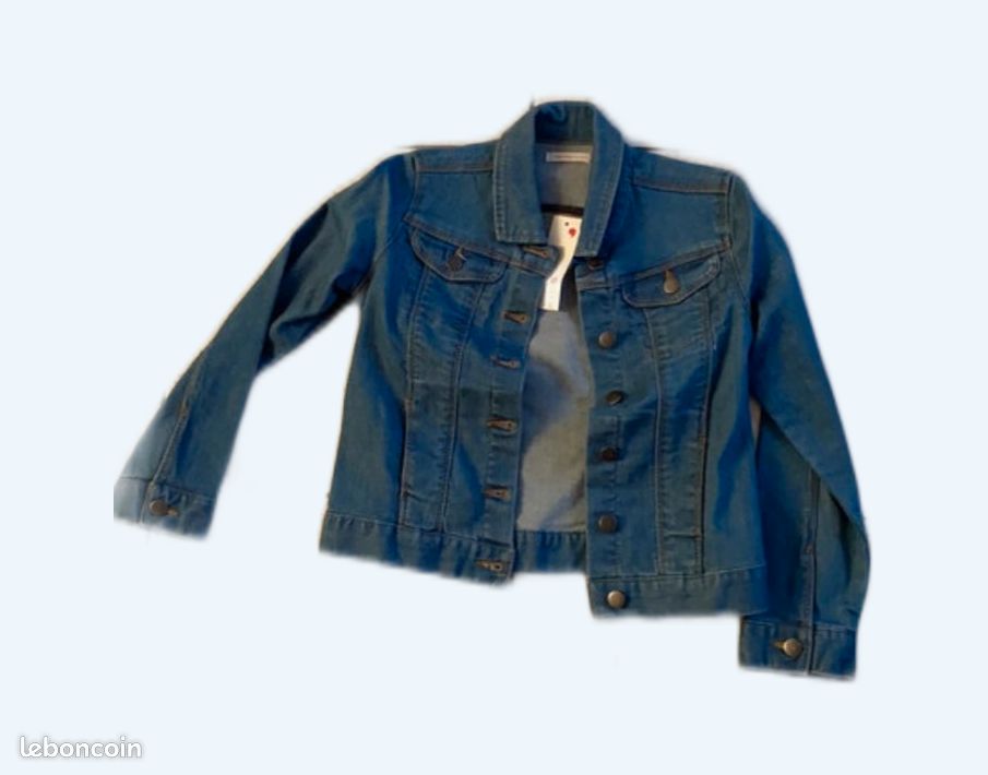 Veste en jean fille (image 1)