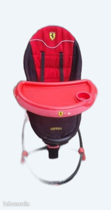 Chaise haute + transat Ferrari (image 1)